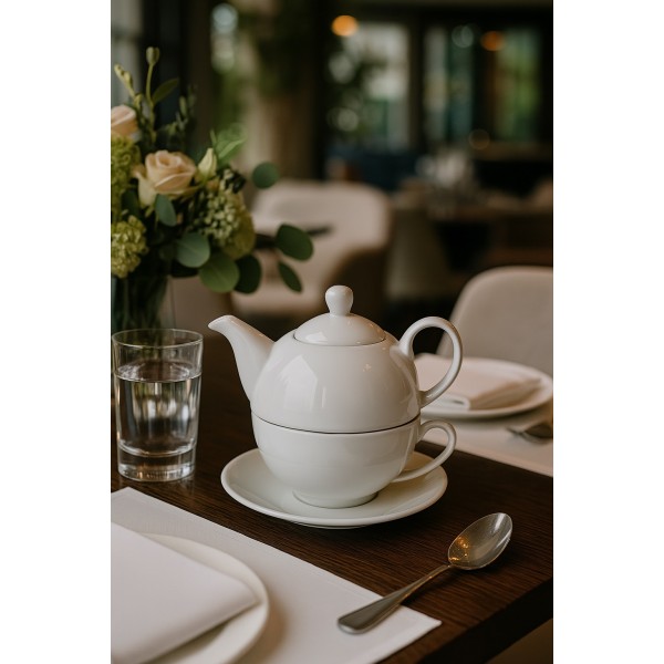 Filiżanka z dzbankiem i zaparzaczem Tea for One
