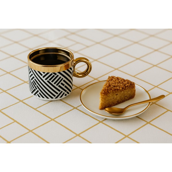 Kubek porcelanowy 350 ml Gold Dream B