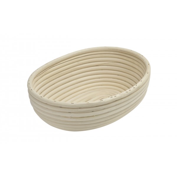 Koszyk do wyrastania ciasta na chleb rattanowy 28x22x9 cm