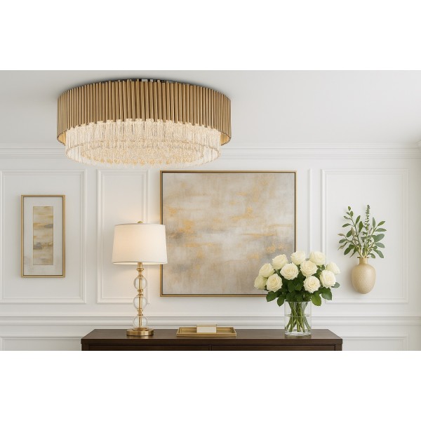 Plafon kryształowy Gold Stic 60181/22