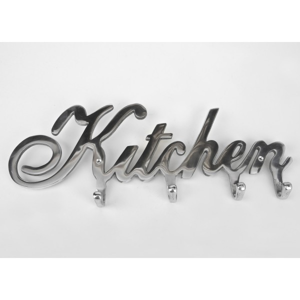 Wieszak na ubrania Kitchen (4 haki) metalowy