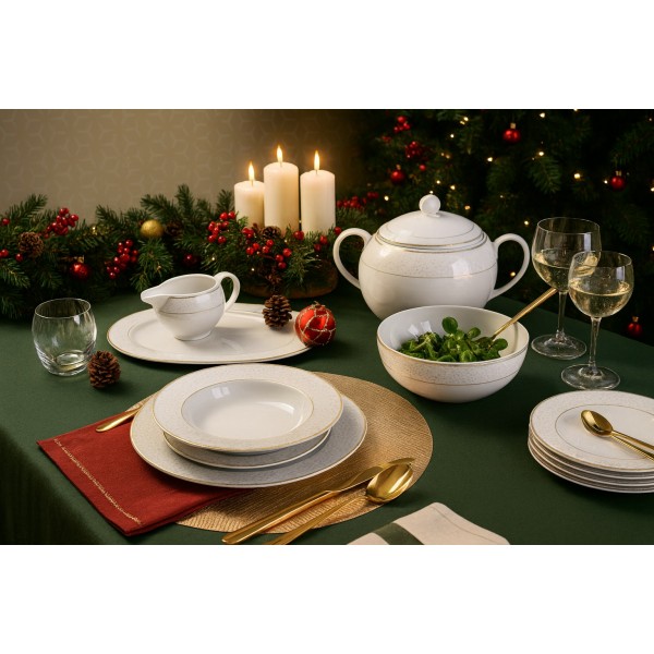 Serwis Obiadowy Dla 12 Osób 42 El. Zoja WA-161