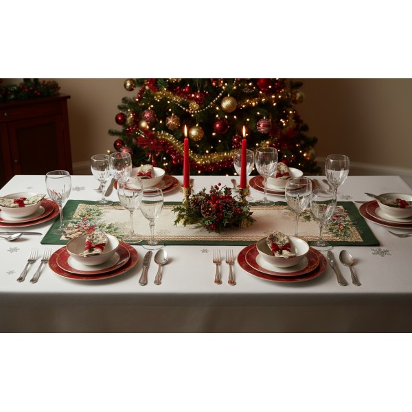 Bieżnik świąteczny 37x100 cm Runner 1386VE_FN