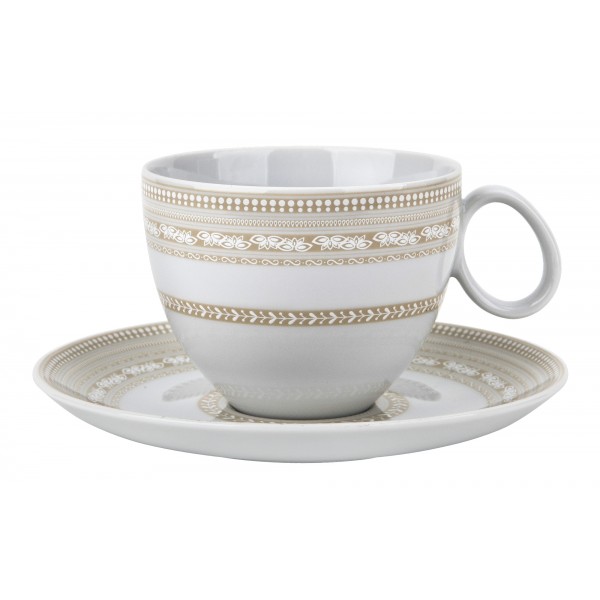 Komplet 6 filiżanek 200 ml ze spodkiem Macchiato