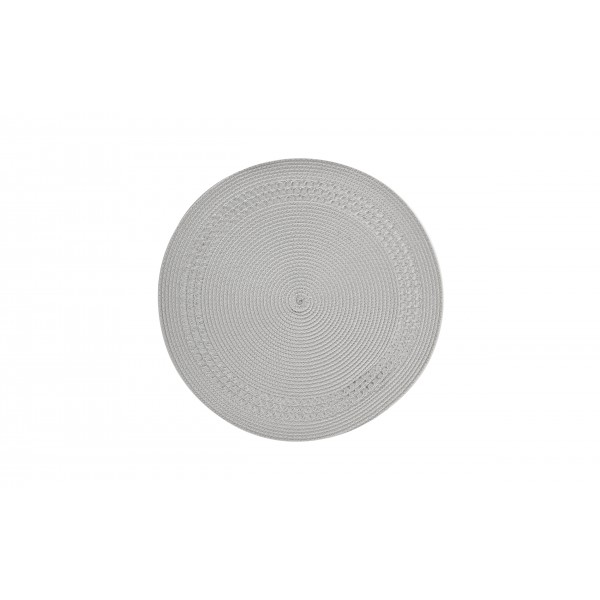 Mata dekoracyjna ROUND szara RAVI