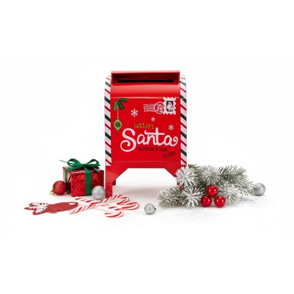 Skrzynka na listy do Św. Mikołaja metalowa