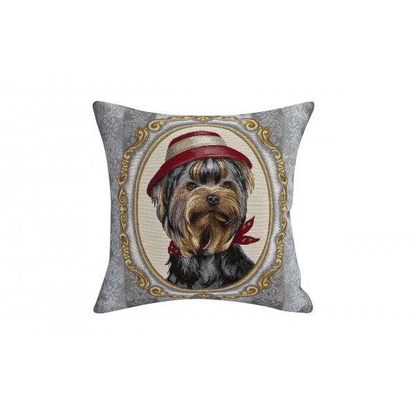 Poszewka dekoracyjna 45x45 cm York w kapeluszu