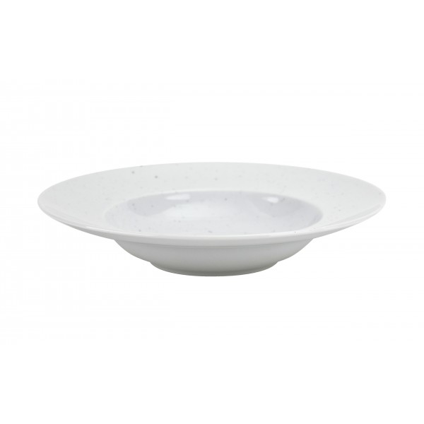 Talerz głęboki do pasty 24 cm Kaszub ART biały 6750