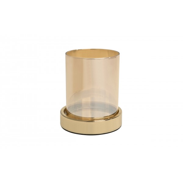 Świecznik dekoracyjny 13,5 cm złoty 133723