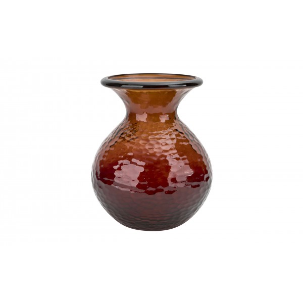 Wazon szklany 24,5 cm brązowy 4828 Paradise San Miguel recykling
