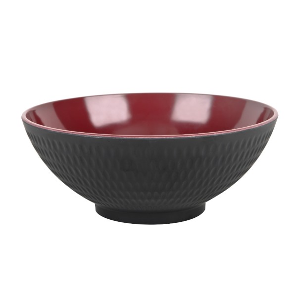 Miska 2,2L Asia czarno-czerwona