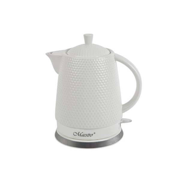 Czajnik elektryczny 1,5L biały Maestro