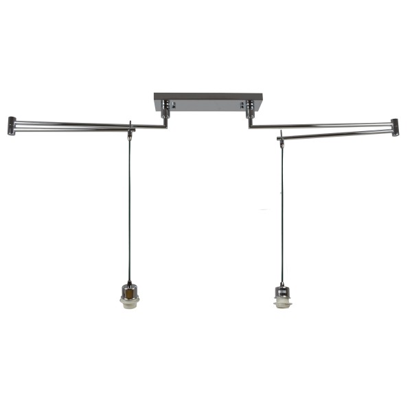 Lampa wisząca Natalia 2S MD2238-2S L.W. Abażur czarny