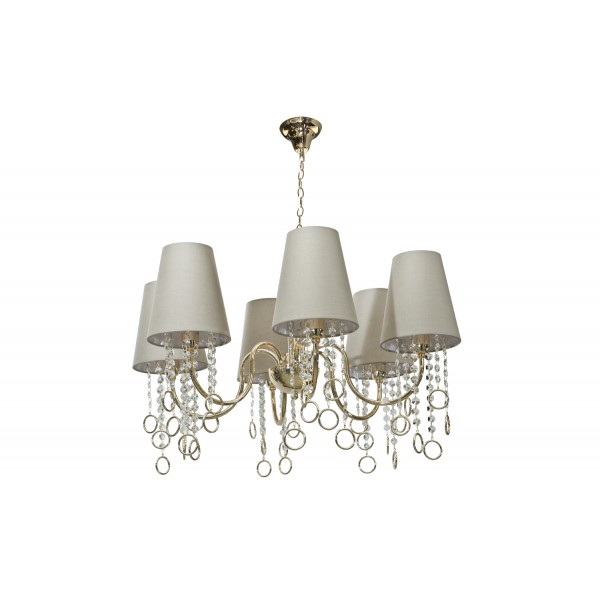 Lampa wisząca kryształowa Golden Ring 5050/6