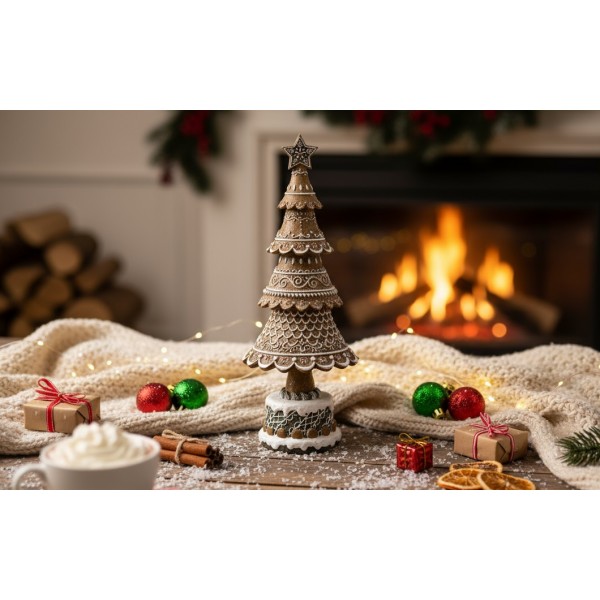 Figurka świąteczna Choinka Piernik 32,5 cm 172517