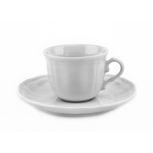 Filiżanka 100ml ze spodkiem Castel White