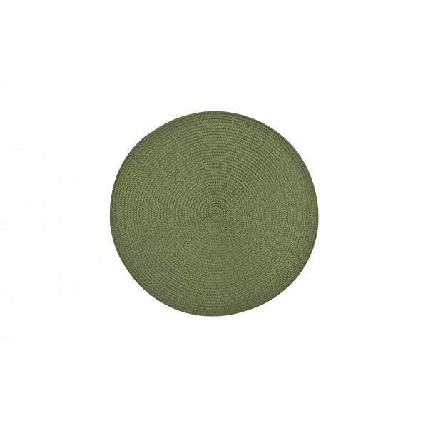 Mata dekoracyjna 38 cm Round 81363 Zielona