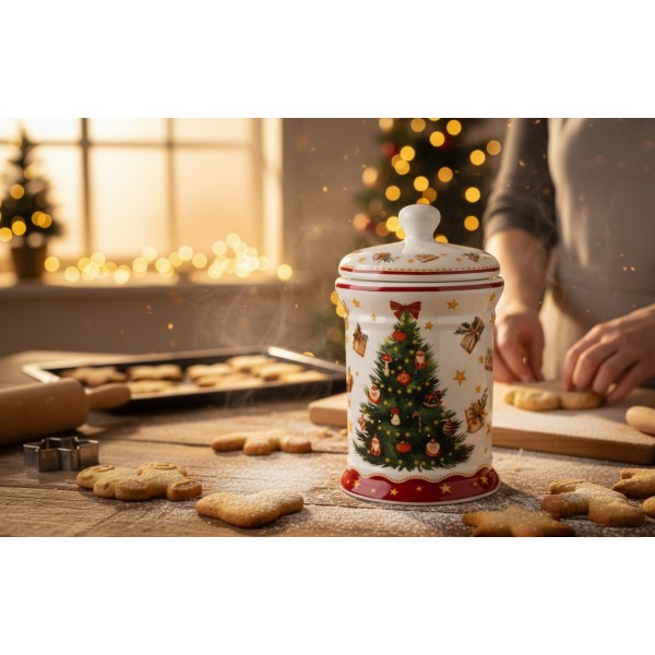 Pojemnik na ciastka 800 ml Christmas Tree 3