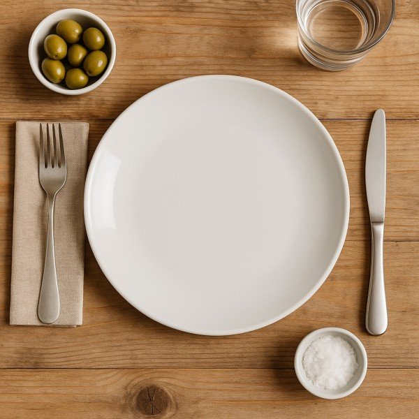 Talerz do pizzy biały 27cm Barilla