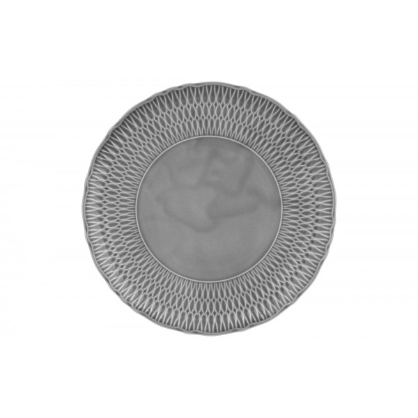 Talerz płytki 26 cm Sofia Szara
