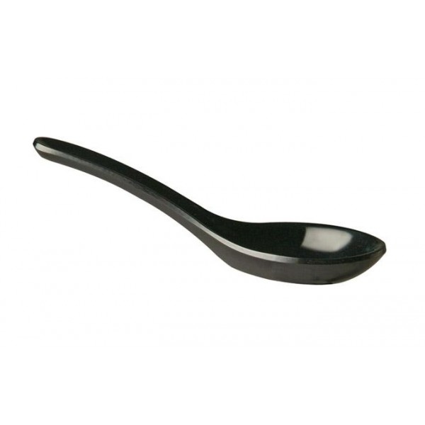 Łyżka do podawania z melaminy/fingerfood Hong Kong czarna