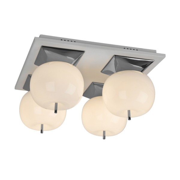 Lampa Jabłko MC5069-4 srebrna