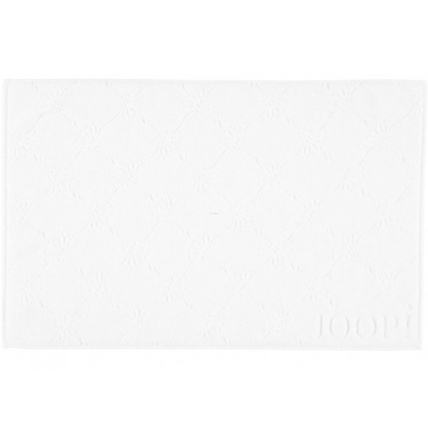 Dywanik łazienkowy 50x80 cm Uni Cornflower 1670/600 biały