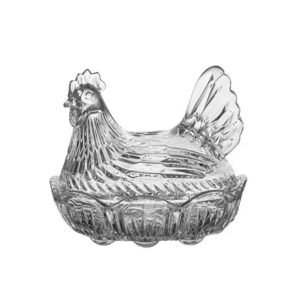 Bombonierka kryształowa Kura Bohemia