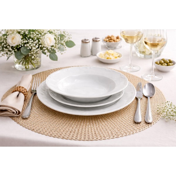 Mata na stół 40 cm Złota Glamour MPL 280785