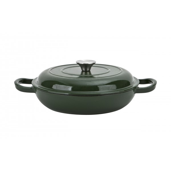 Brytfanna żeliwna 2,4 L niska Verdeluxe 8028