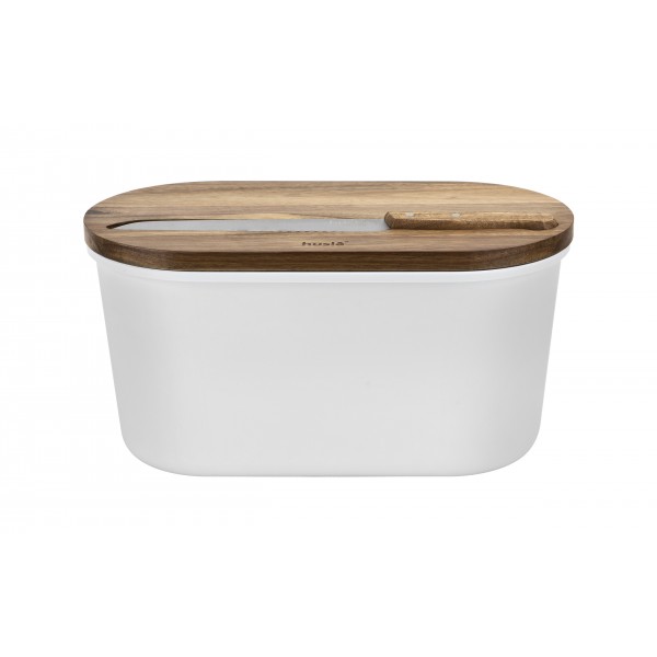 Pojemnik na chleb z nożem i deską chlebak Husla 73940