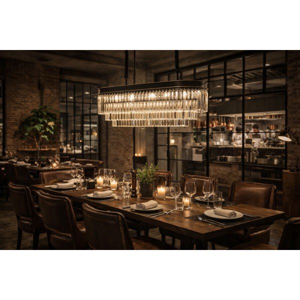 Lampa wisząca kryształowa Monk 33291/9