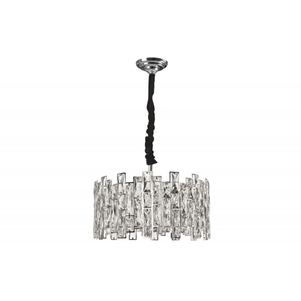 Lampa wisząca kryształowa Jewel Chrome 60215/6