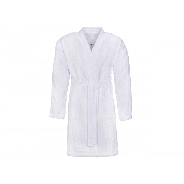 Szlafrok Rom Pique kolor biały XL 030