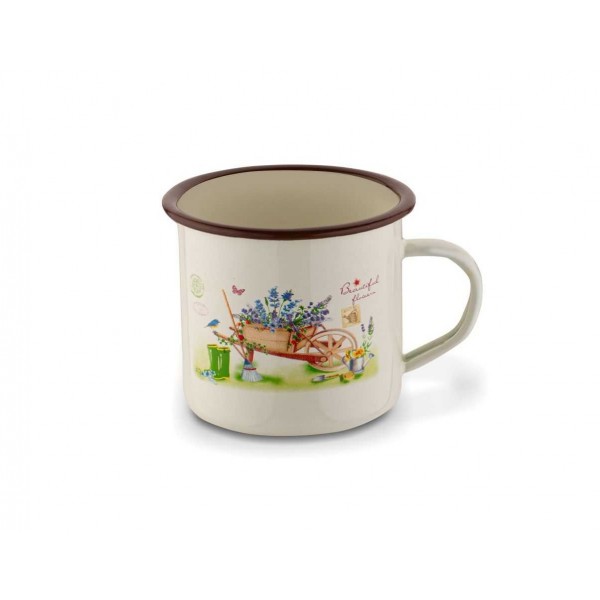 Kubek emaliowany 500 ml Garden
