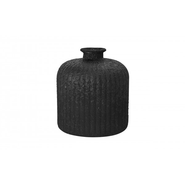 Wazon szklany 18 cm Stoneware Czarny