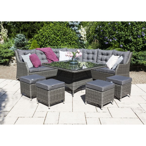 Meble ogrodowe Siena (Szary)