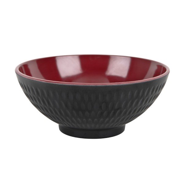 Miska 0,6L Asia czarno-czerwona