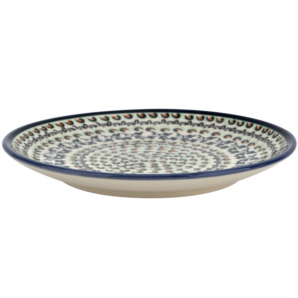 Talerz płytki 20 cm Bolesławiec Dekor 1165A