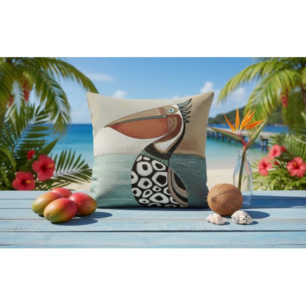 Poszewka dekoracyjna 45x45 cm Pelikan