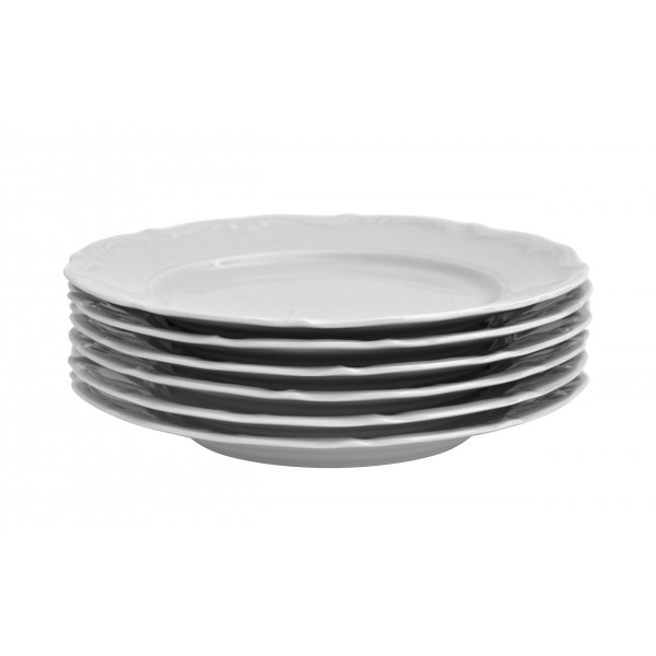 Kpl. 6 talerzy deserowych Maria Teresa biała