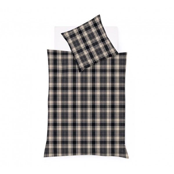 Pościel flanelowa 135x200 cm Lech Granit 07