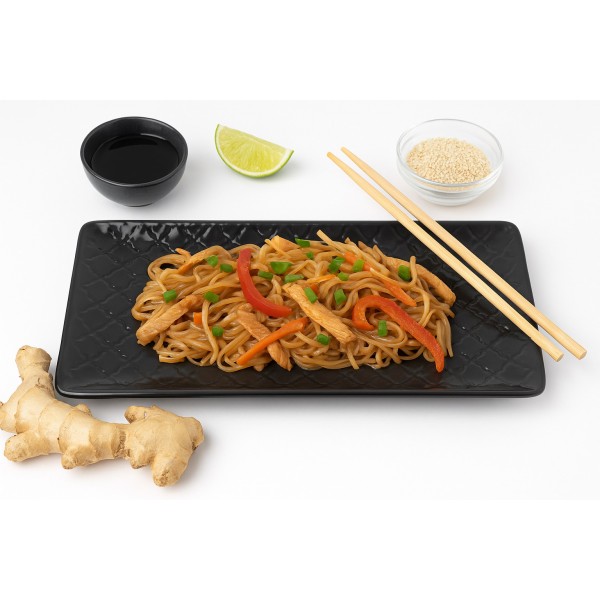 Talerz płytki prostokątny 29x13cm Marrakesz czarny