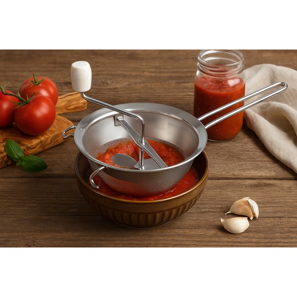 Przecierak do owoców i warzyw Orion stalowy 131604