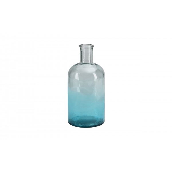 Butelka ozdobna 19,5 cm Retro San Miguel niebieska 5713
