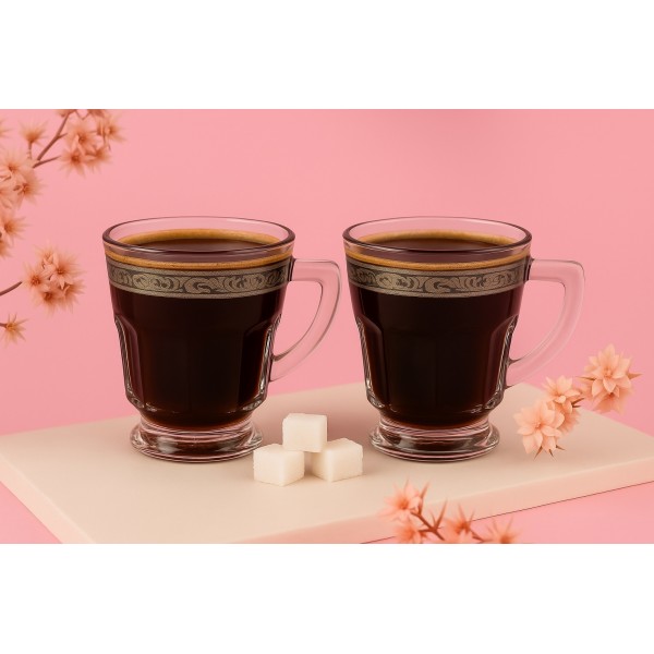 Komplet 2 filiżanek do herbaty/kawy 230 ml Royal Gold