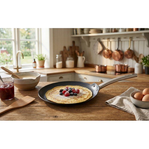 Patelnia do naleśników stalowa 28 cm Skottsberg carbon steel