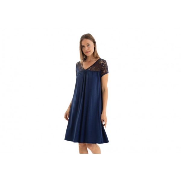 Sukienka plażowa rozm. L Navy Blue L257440