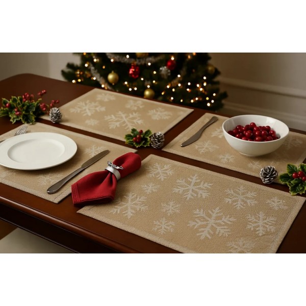 Mata stołowa 30x45 cm złota 281029