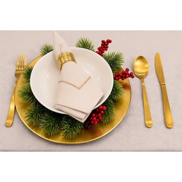 Zestaw sztućców Austin 24szt złote